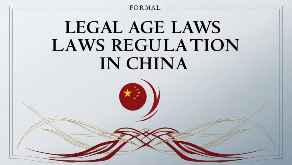 Legal Age Laws Regulation In China
