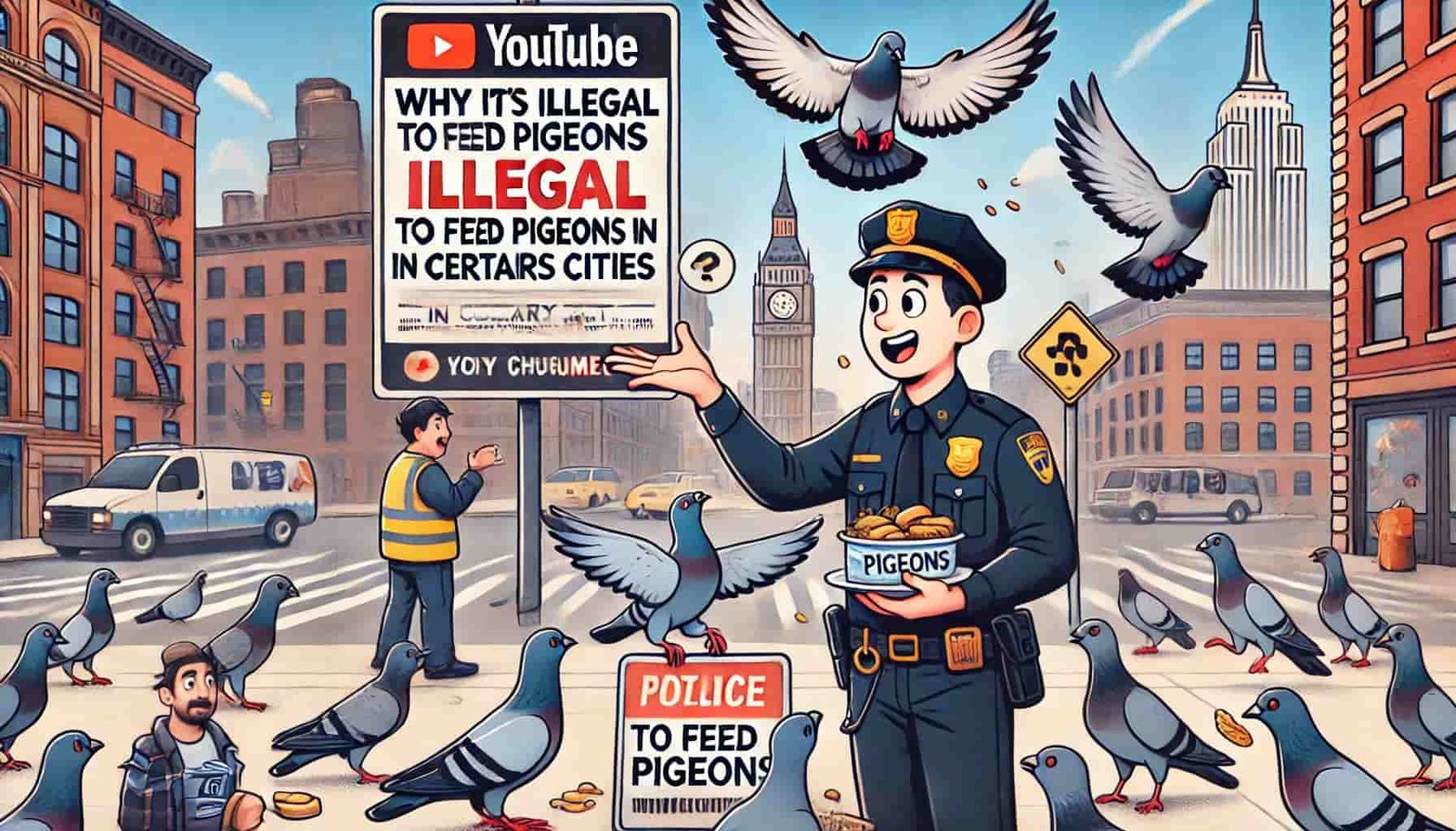 Why It’s Illegal to Feed Pigeons in Certain Cities